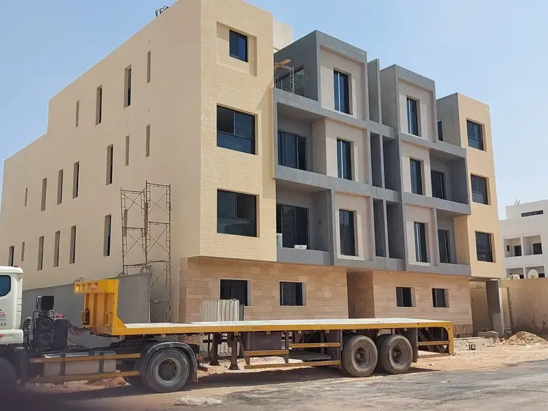 معلم دهانات خارجية رائعة في حي النخيل بجدة 