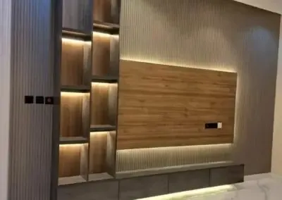 معلم ديكورات شاشات جدة حي السنابل