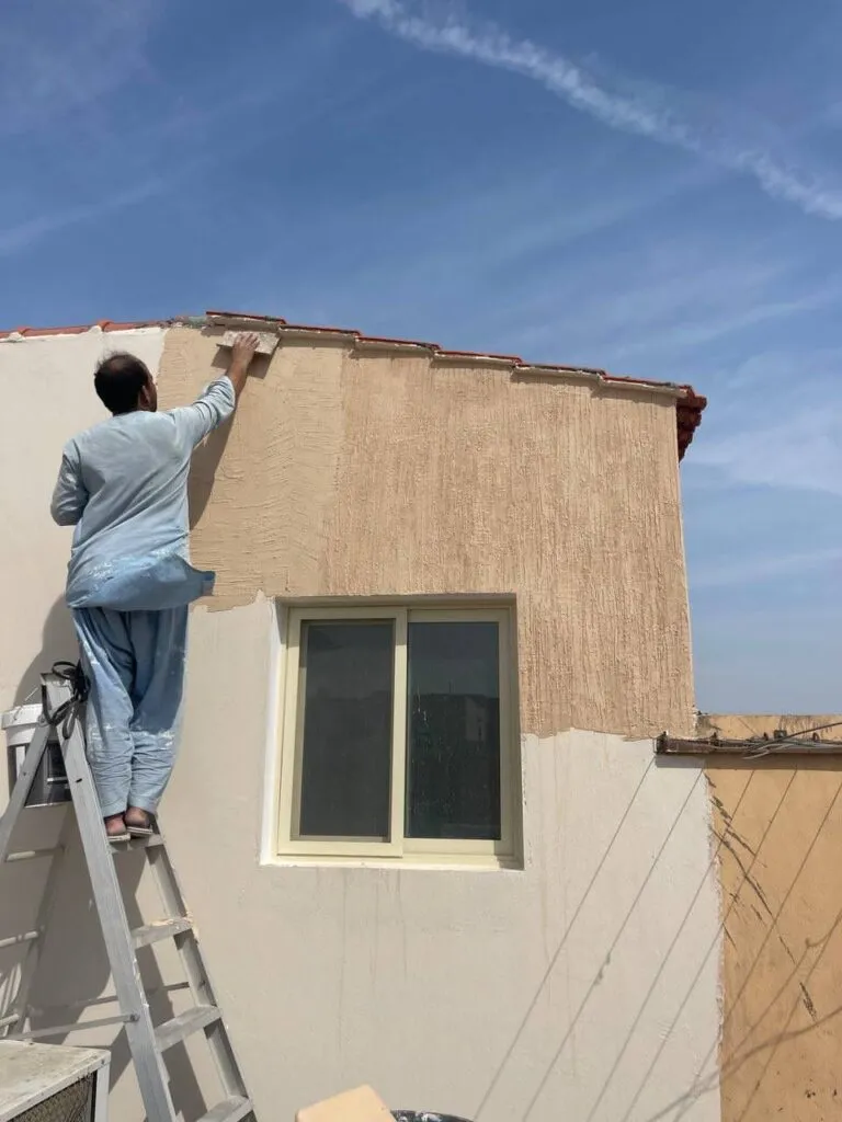 معلم دهانات حي الأندلس وسط جده 
