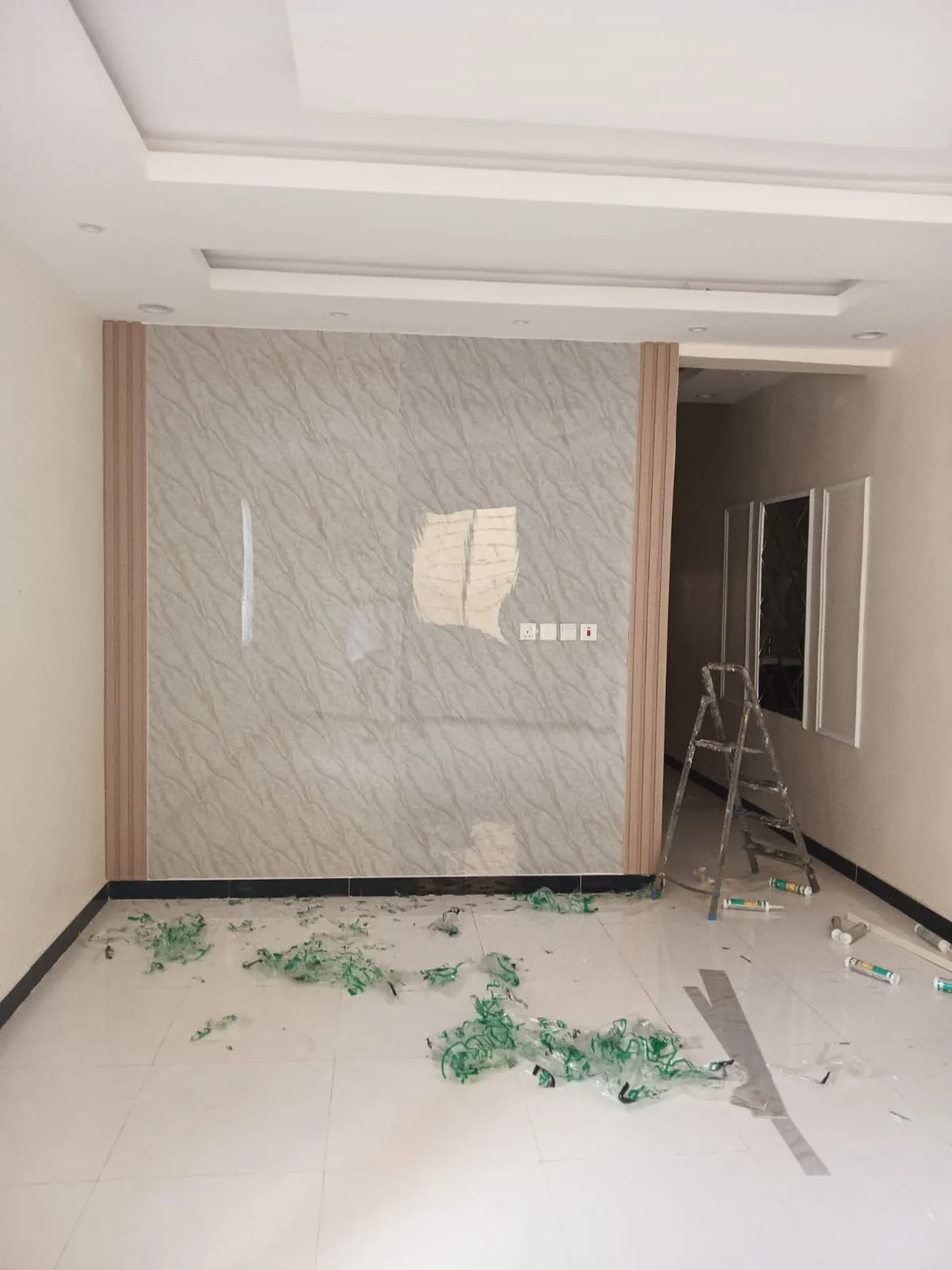 تركيب بديل الرخام في حي الشاطي