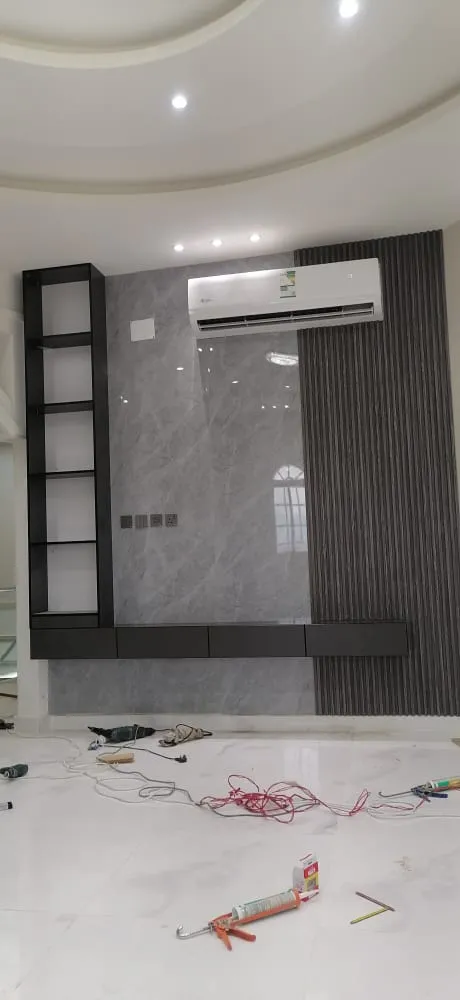 تركيب بديل الرخام في حي الشاطي