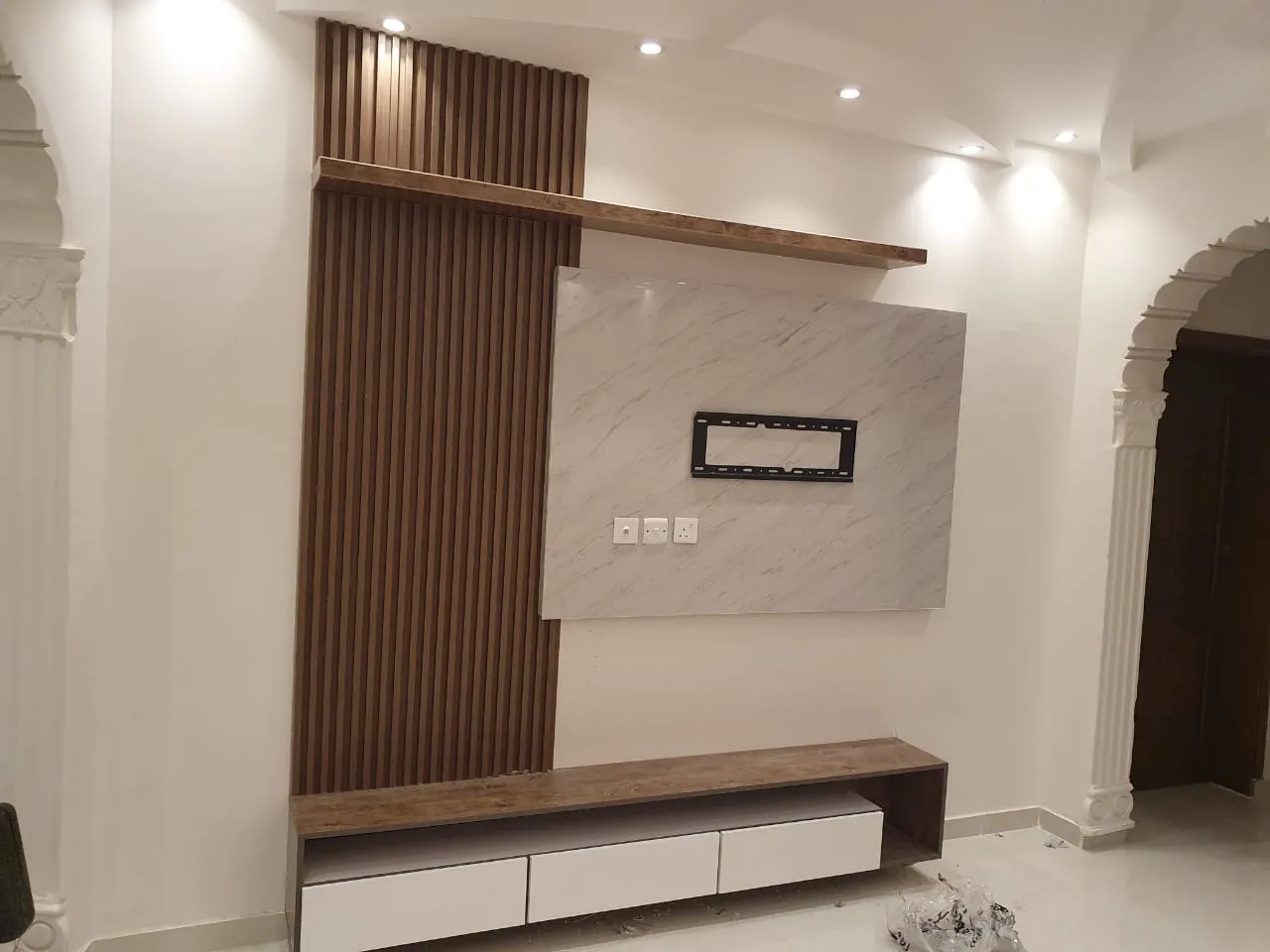 تركيب بديل الرخام في حي الشاطي