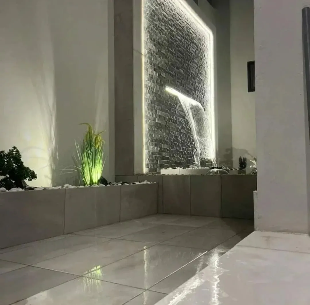 تصميم شلالات حديثه لمنازل وفلل جدة