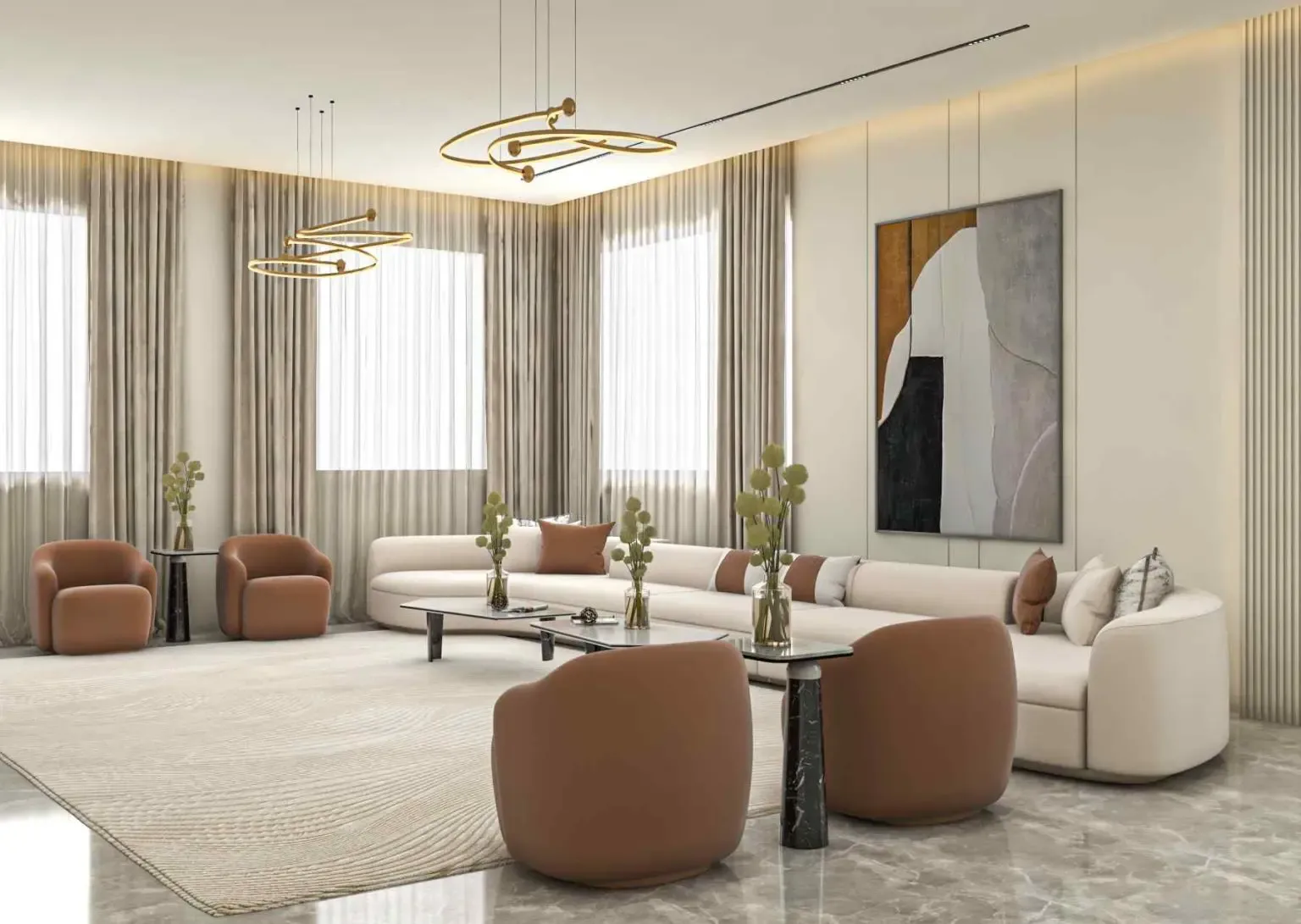 ديكورات منازل حديثة وبسيطة بجدة