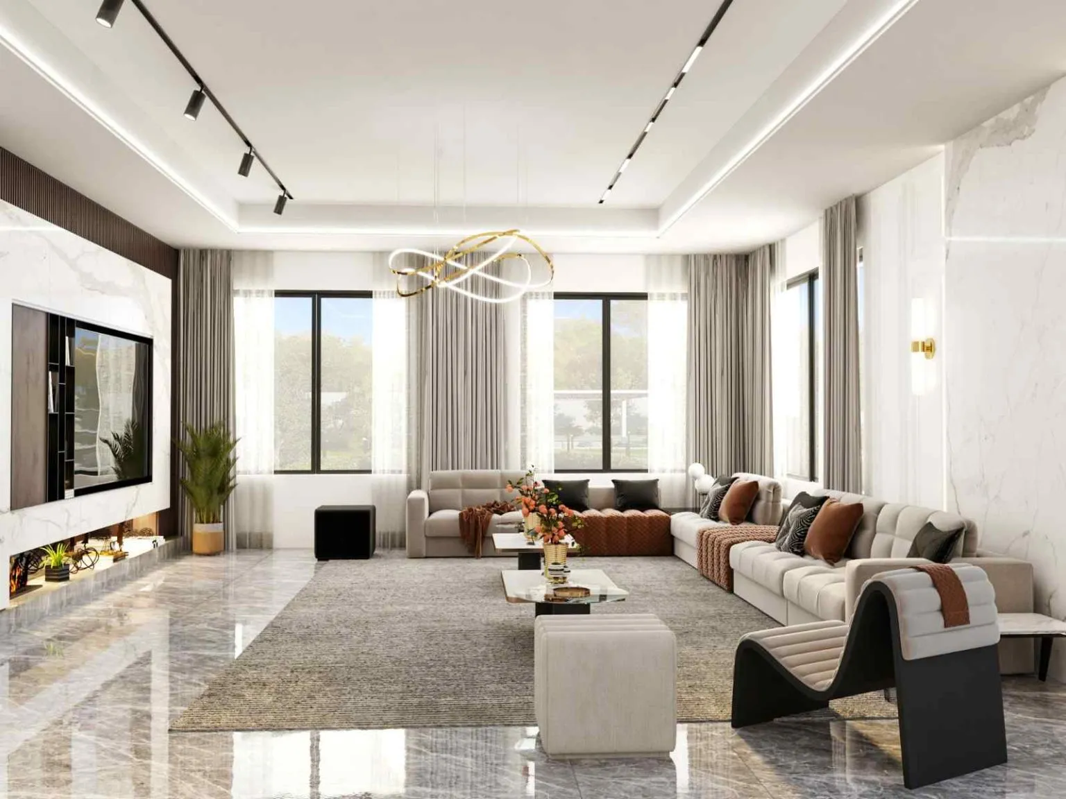 ديكورات منازل حديثة وبسيطة بجدة