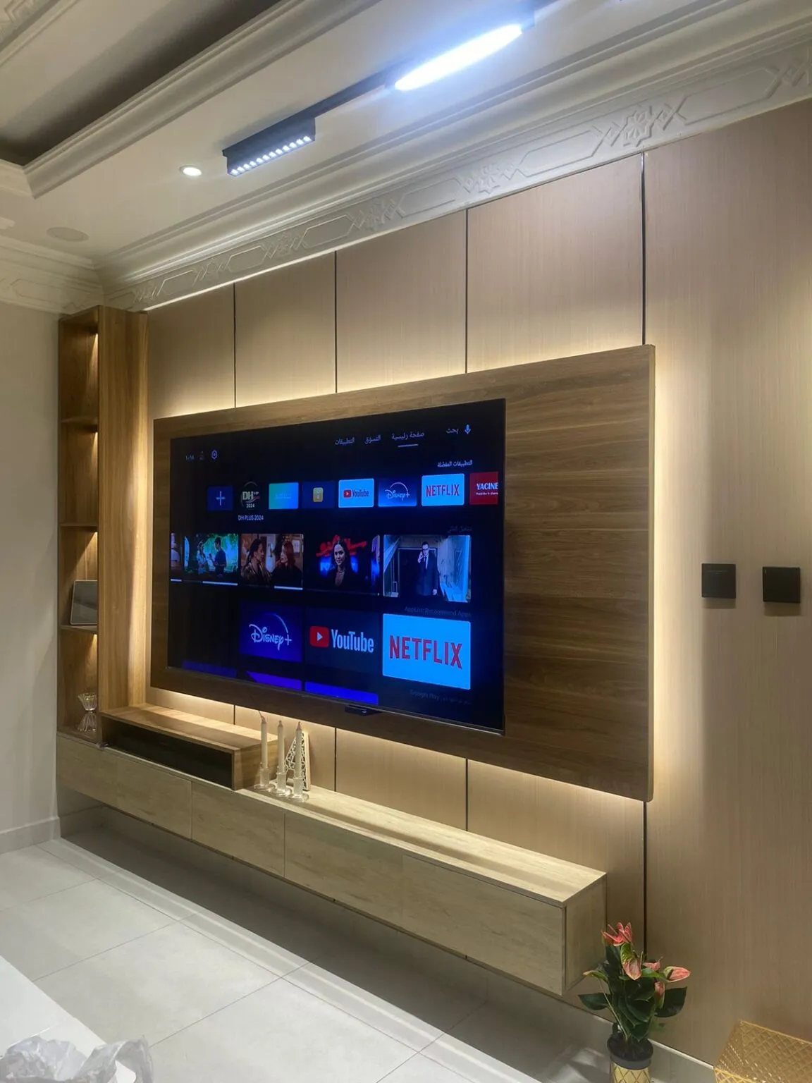 معلم دهانات وديكورات فوم وبديل الشيبورد ودواليب حي الربوة 